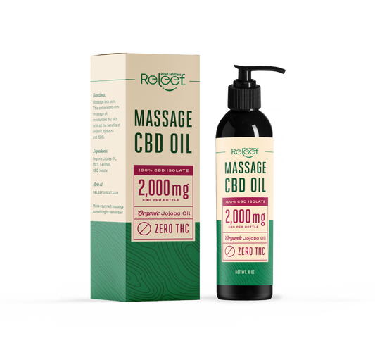 CBD Massage Oil | 2000mg CBD Isolate