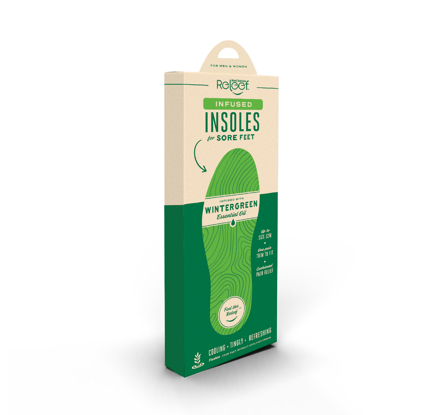 Sore Feet Relief Infused Insoles