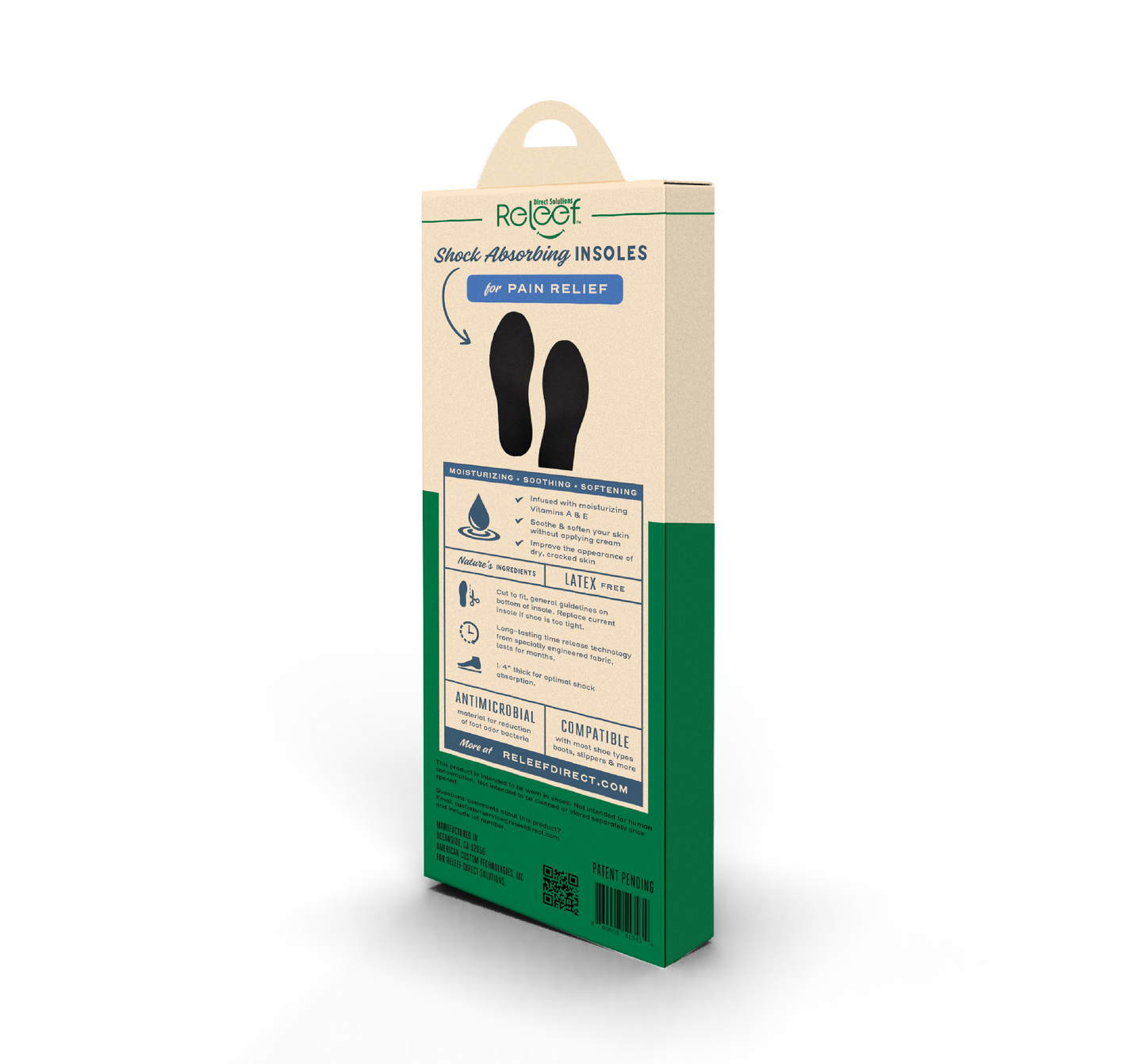Cracked Heel Relief Infused Insoles