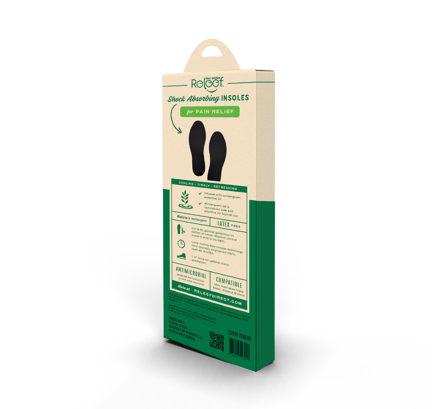 Sore Feet Relief Infused Insoles