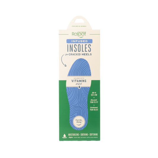 Cracked Heel Relief Infused Insoles