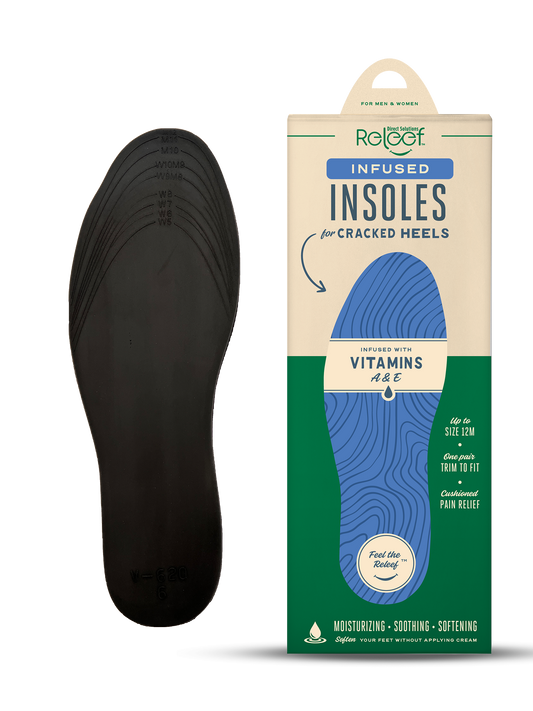 Cracked Heel Relief Infused Insoles