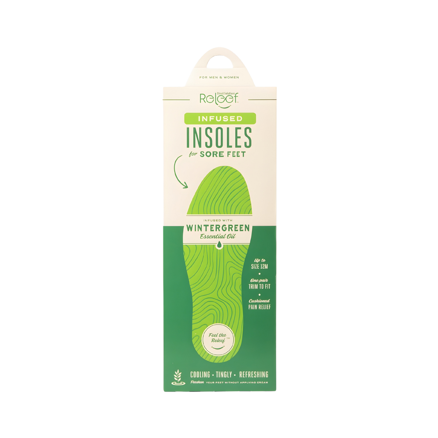 Sore Feet Relief Infused Insoles