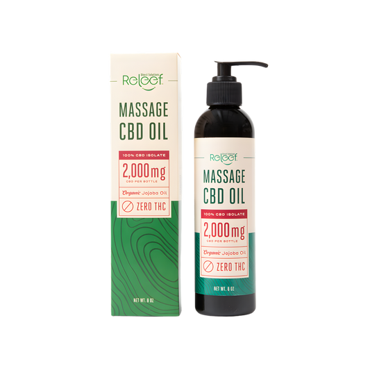 CBD Massage Oil | 2000mg CBD Isolate
