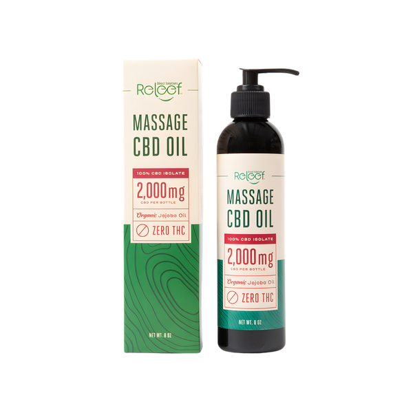 CBD Massage Oil | 2000mg CBD Isolate – Releef Direct Solutions CBD Massage Oil | 2000mg CBD Isolate – Releef Direct Solutions