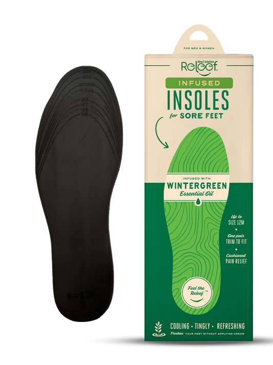 Sore Feet Relief Infused Insoles